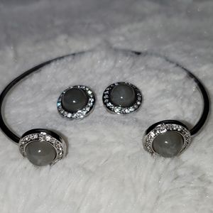 WHBM Bracelet & Earrings Set
